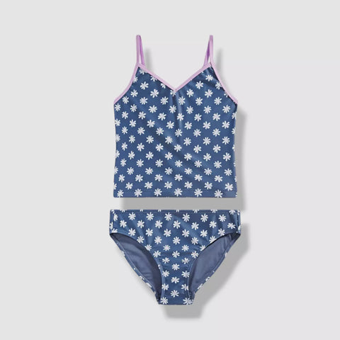 ID Ideology Girl's Blue Ditsy Daisy Swimsuit Set | ID Ideology In Lebanon