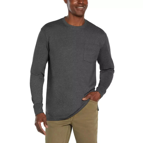 Woolrich Men’s Dark Gray Long Sleeve Pocket Blouse |Woolrich In Lebanon