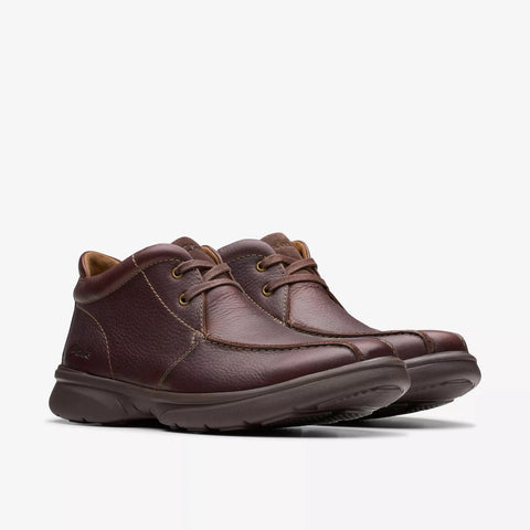 Clarks Men's Dark Brown Leather Bradley Up Casual Shoes | Clarks In Lebanon