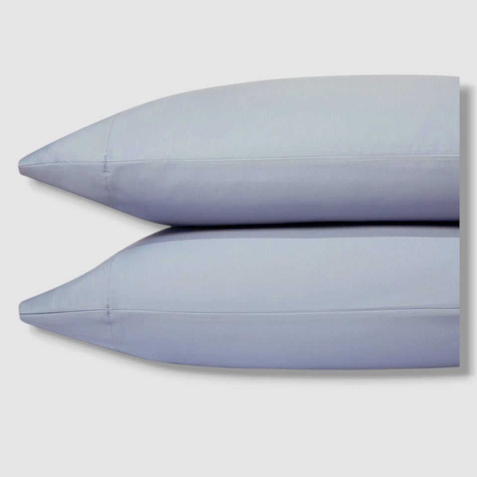 Sky 500TC Wrinkle Resistant 2-Piece Blue Sateen Pillowcase | Sky In Lebanon