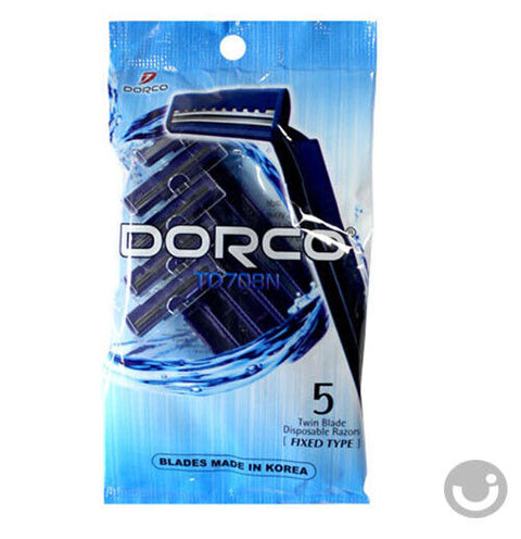 Dorco Razors 5 Twin Blade Disposable Razors 1PK(5pcs)