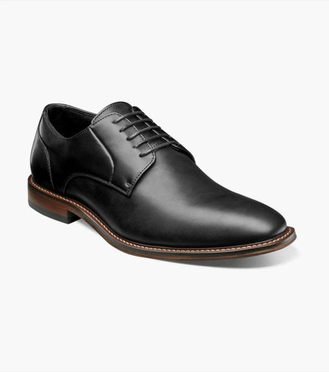 Stacy Adams Men's Black Leather Marlton Plain Toe Oxford Casual Shoes | Stacy Adams In Lebanon