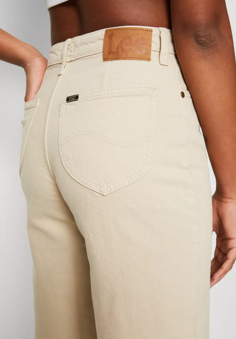 Lee Women's Beige Stella A Line Ultra Hi Waist Jeans | Lee In Lebanon