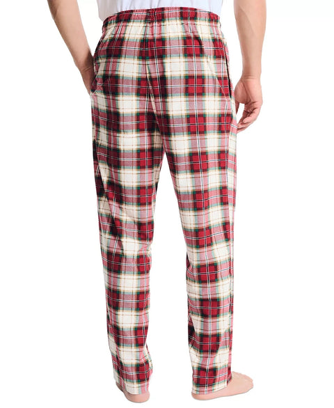 Nautica Men's Multicolor Marshmallow Cozy Fleece Plaid Pajama Bottom | Nautica In Lebanon