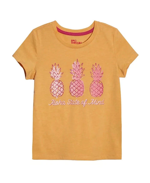 Epic Threads Girl's Light Orange T-Shirt |Epic Threads In Lebanon