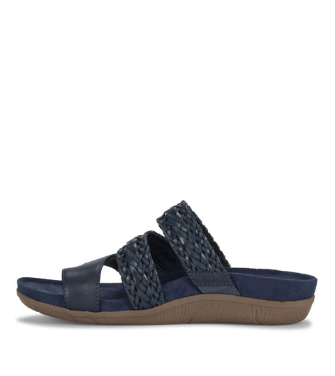 Baretraps Women's Navy Jonelle Slide Flat Sandals | Baretraps In Lebanon