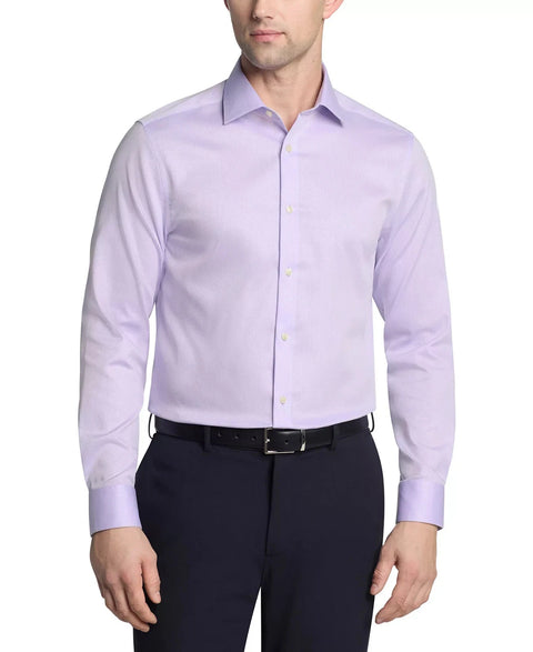 Calvin Klein Men's Purple Steel Stretch Slim Fit Dress Shirt | Calvin Klein In Lebanon