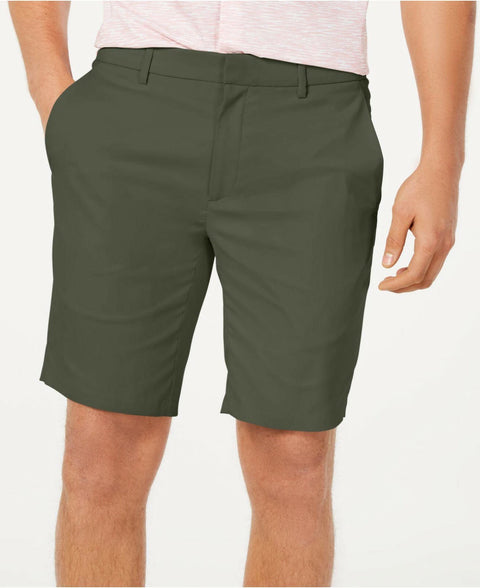 Alfani Men's Olive Green Performance Flat-Front Shorts | Alfani in Lebanon