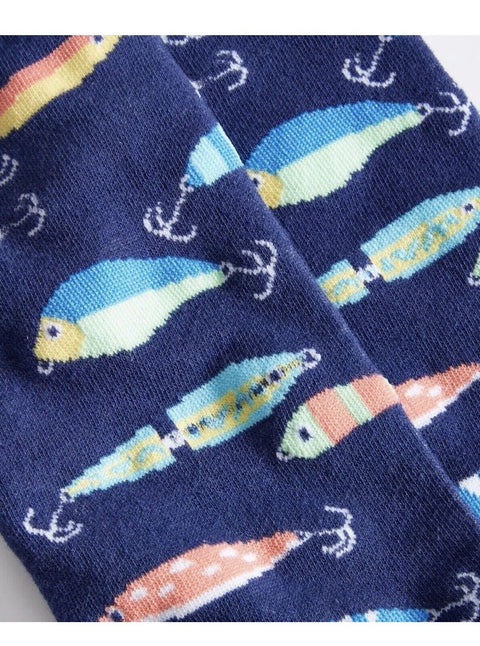 Club Room Men's Blue Fishing Lure Crew Length Socks | Club Room  In Lebanon
