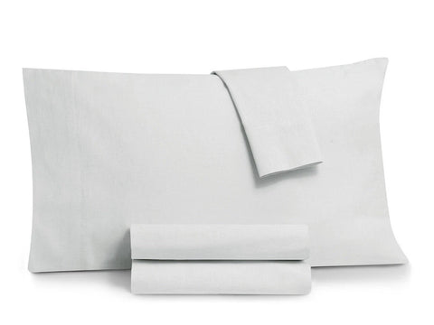 Tranquil White Cotton Linen Look 4-Pc Sheet Set |Tranquil In Lebanon