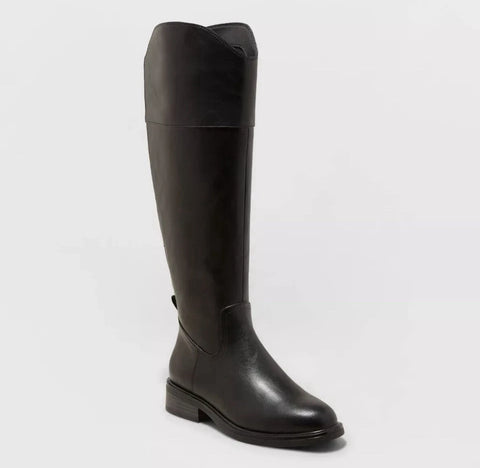 A New Day Women's Black Sienna Tall Knee-High Boots|A New Day In Lebanon