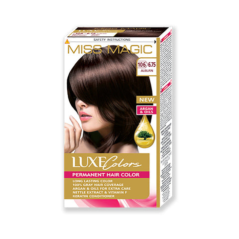 Miss Magic Luxe Colors Permanent Hair Colour Auburn 6.75