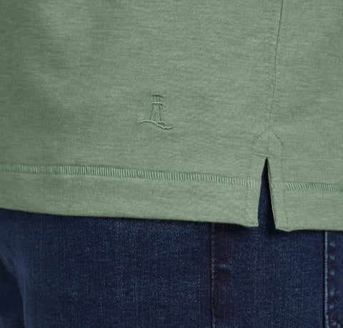Lands' End Men's Green Classic Fit 4-Way Stretch T-Shirt | Lands' End In Lebanon