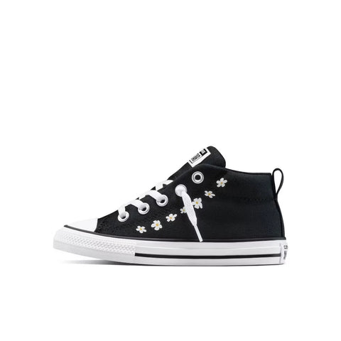 Converse Women's Black Floral Street Mid Top Sneakers|Converse In Lebanon