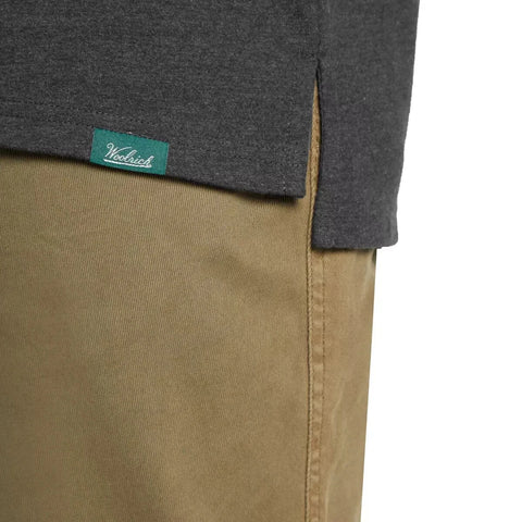 Woolrich Men’s Dark Gray Long Sleeve Pocket Blouse |Woolrich In Lebanon