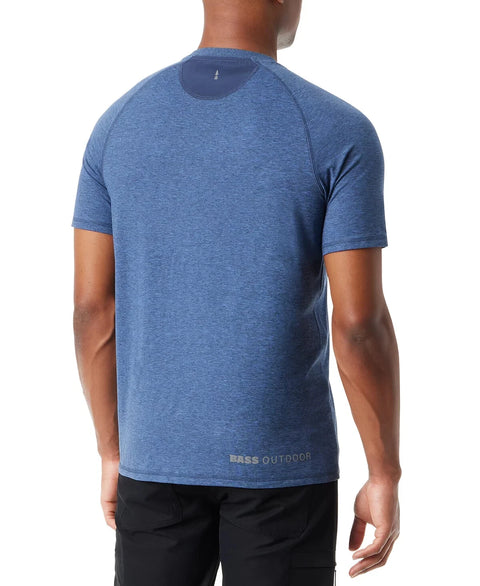 Bass Outdoor Men's Navy Regular-Fit Quick-Dry Performance T-Shirt | Bass Outdoor in Lebanon