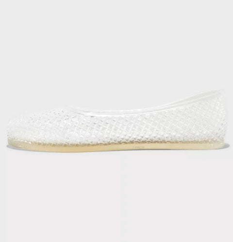 Wild Fable Women's Clear Isabella Jelly Flats |Wild Fable In Lebanon