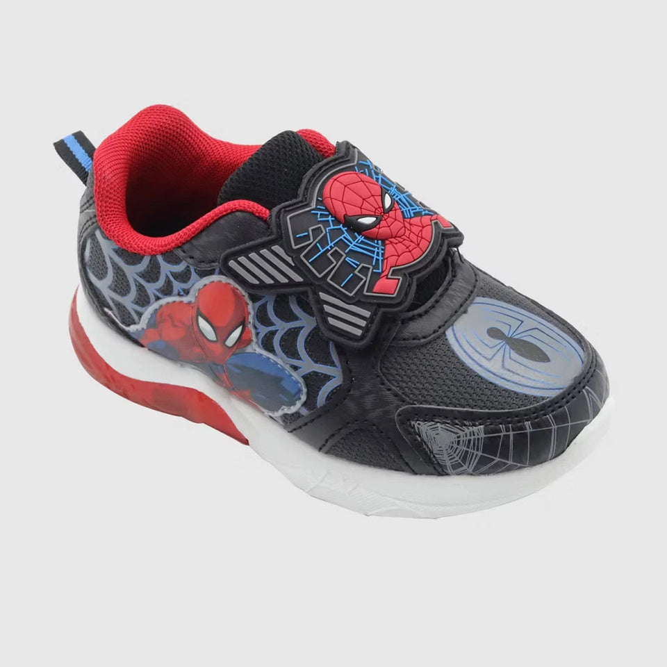 Marvel Baby Boy's Black & Red Spider Man Athletic Sneakers