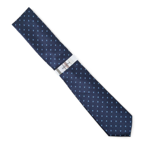 Alfani Men's Navy Printed Galway Slim Neat Tie | Alfani In Lebanon