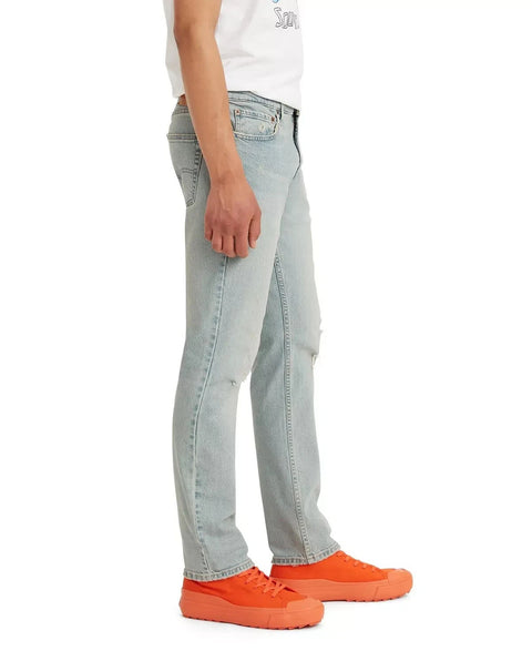 Levi's Men's Light Blue Ripped  511™ Slim Fit Jeans|Levi's In Lebanon