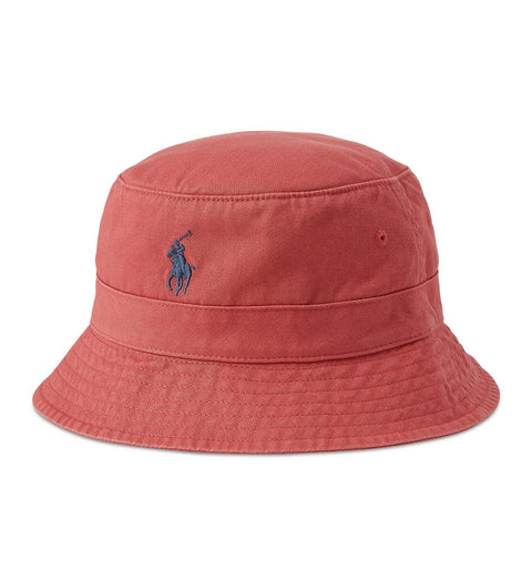 Polo Ralph Lauren Red Cotton Chino Bucket Hat | Polo Ralph Lauren In Lebanon