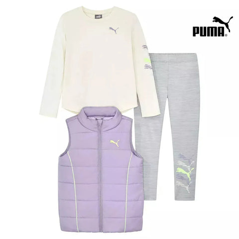 Puma Girl's Purple/Grey  Set 3 Pieces | Puma in Lebanon