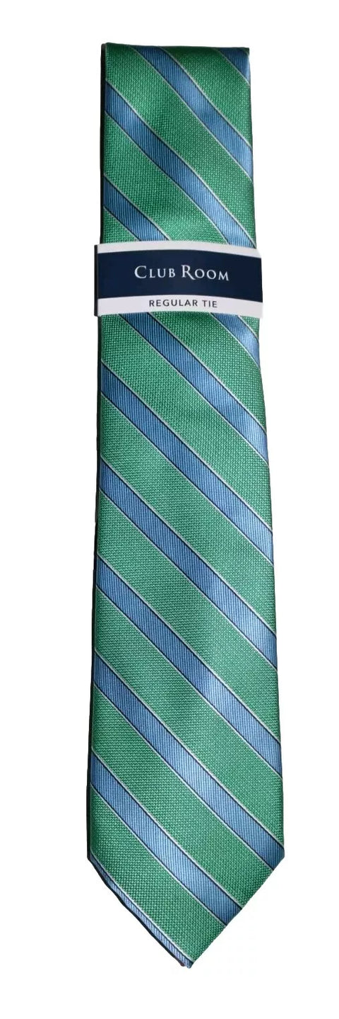 Club Room Mens Outlined Stripe Tie Mint OS ABL83 SHR,