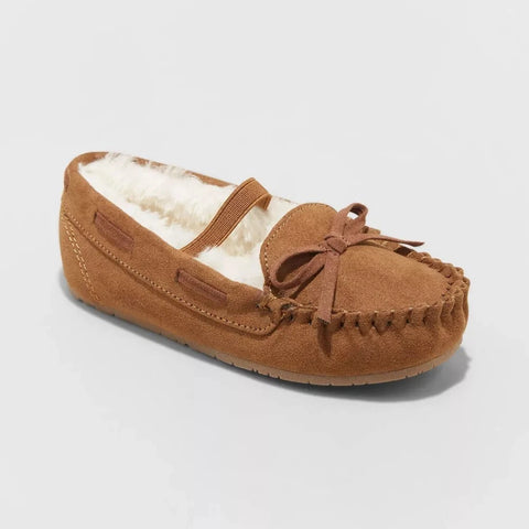 Cat & Jack Girl's Brown Celina Moccasin Slipper |Cat & Jack In Lebanon