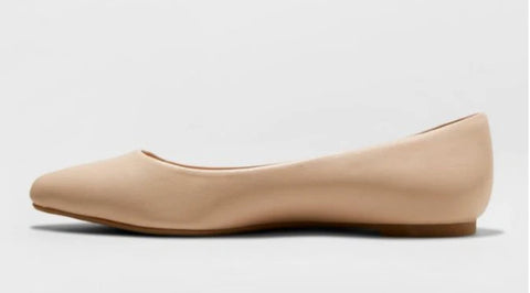 A New Day Women's Beige Corinna Pointed Toe Ballet Casual Shoes |A New Day In Lebanon