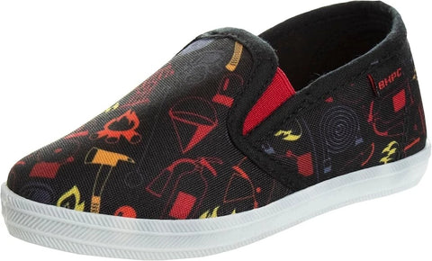 Beverly Hills Polo Club Boy's Black Slip-on Canvas Sneakers  |Beverly Hills Polo Club In Lebanon