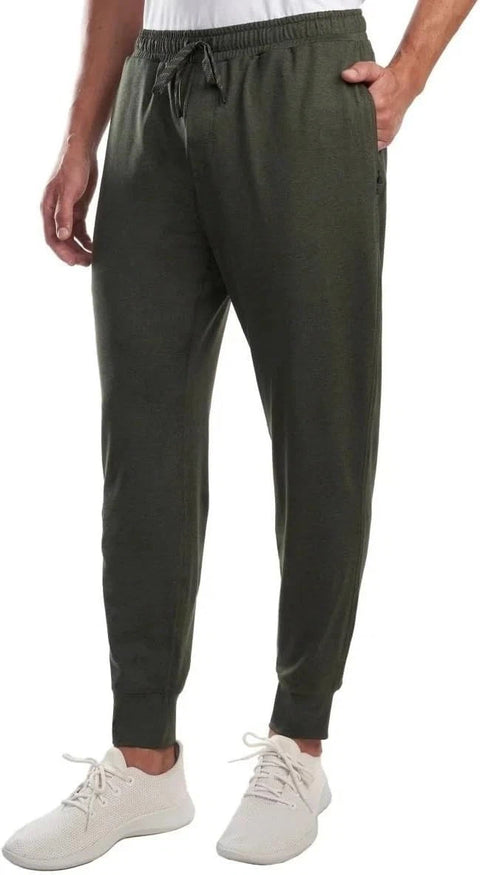 Kirkland Signature Men's Green Active Jogger Moisture Wicking Fabric Sweatpants | Kirkland In Lebanon