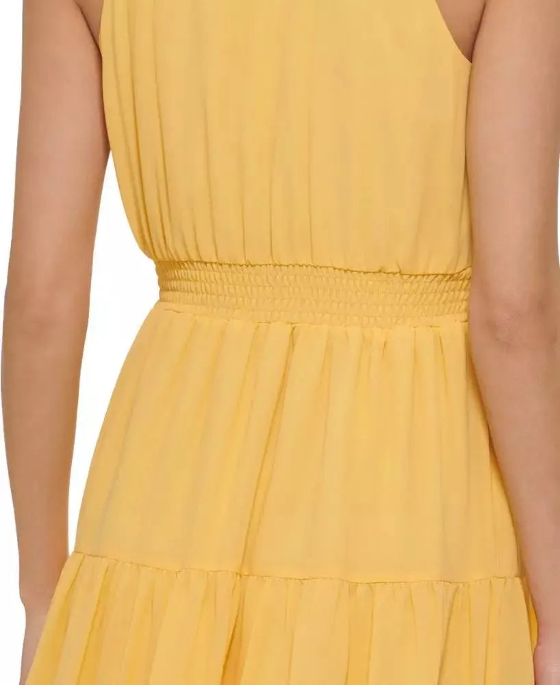 Vince Camuto Women's Yellow  Sleeveless Dress | Vince in Lebanon