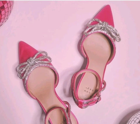 A New Day Women's Fuschia Heeled Sandal | A New Day In Lebanon