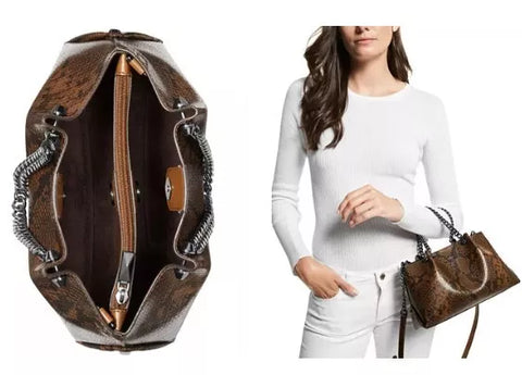 Michael Kors Zena Women's Dark Brown Handbag  | Michael Kors In Lebanon