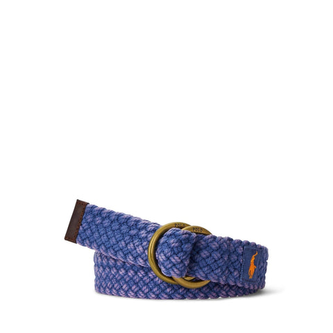 Polo Ralph Lauren Men's Old Royal Leather-Trim Braided Belt | Polo Ralph Lauren In Lebanon
