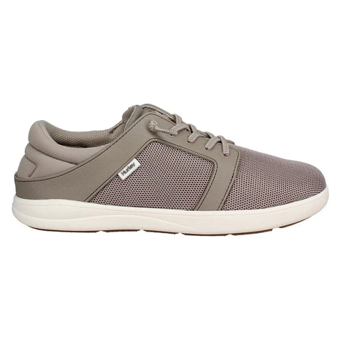 Gray sneaker on a white background