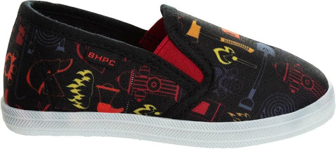 Beverly Hills Polo Club Boy's Black Slip-on Canvas Sneakers  |Beverly Hills Polo Club In Lebanon