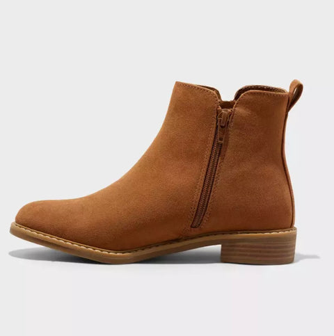 Universal Thread Women's Tan Suede Brenna Ankle Boots |Universal Thread In Lebanon