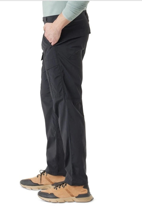 Bass Outdoor Men's Black Regular-Fit Stretch Performance Cargo Pants | Bass Outdoor In Lebanon