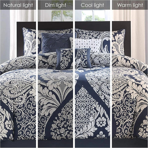 Madison Park Indigo Vienna 6-Piece Duvet Cover Set, Full/Queen Bedding | Madison Park In Lebanon