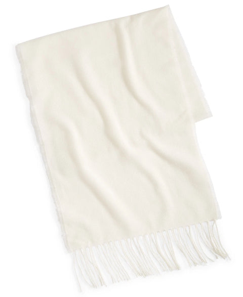 Style & Co Women's Ivory Fringe Detail Solid Soft Wrap | Style & Co In Lebanon