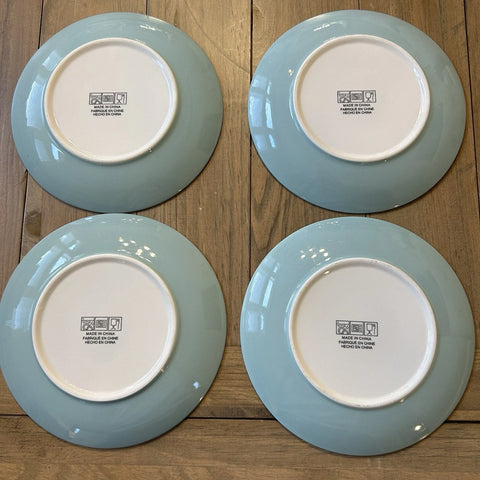 Baum Phara Sky Aqua Pack Of 4 Salad Plates | Baum In Lebanon