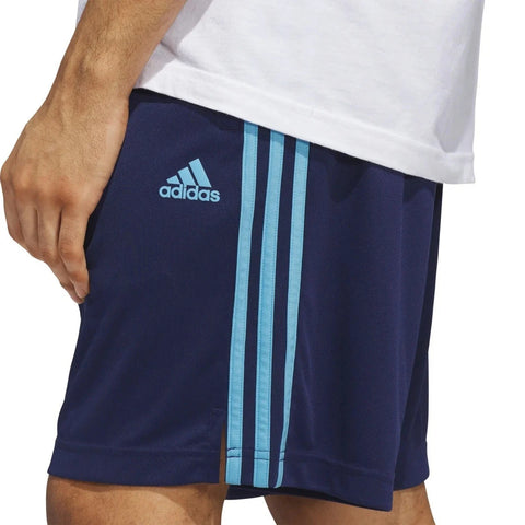 Adidas Men's Navy 3 Stripes Active Short | Adidas In Lebanon
