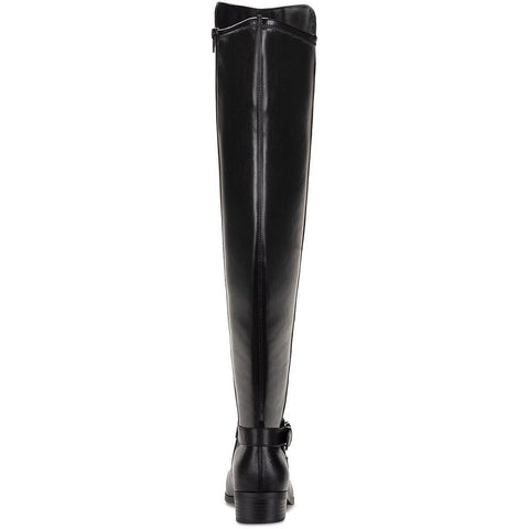 Style&Co Women's Black Charlaa Leather Over-The-Knee Boots |Style&Co In Lebanon