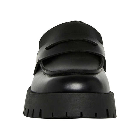 Steve Madden Women's Black Course Lug Loafer Shoes | Steve Madden In Lebanon