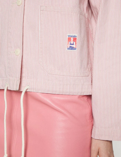 Wrangler Women's Pink Hickory Casey Jones Chore Jacket | Wrangler In Lebanon