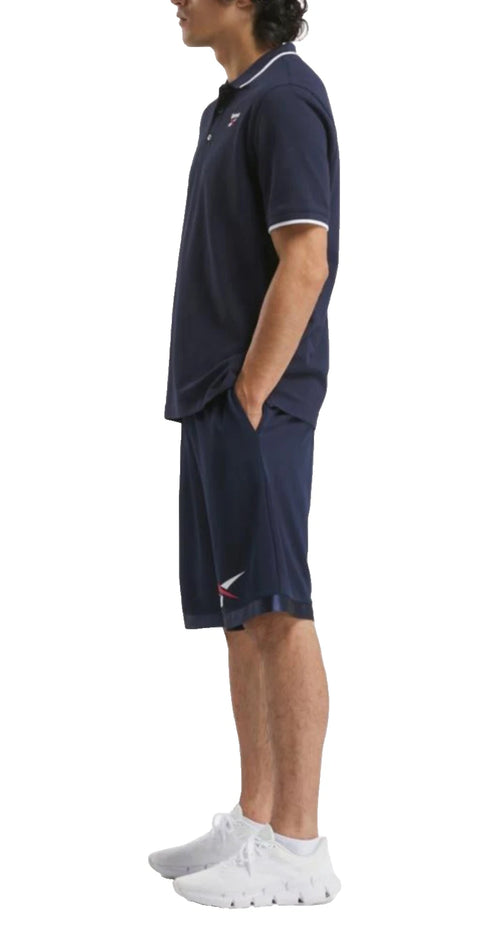 Reebok Men's Navy Regular fit Mesh Basketball Shorts|Reebok In Lebanon