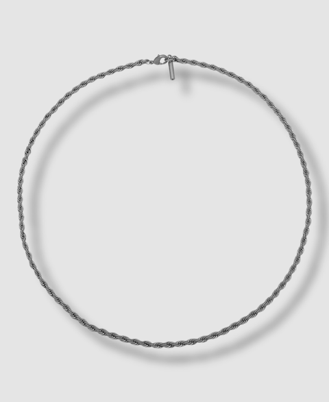 DKNY Men's Silver Necklace ABW143 shr(ft28)