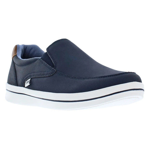 Brand New Izod Mens Barlow Sneaker Slip On Shoe Navy Blue