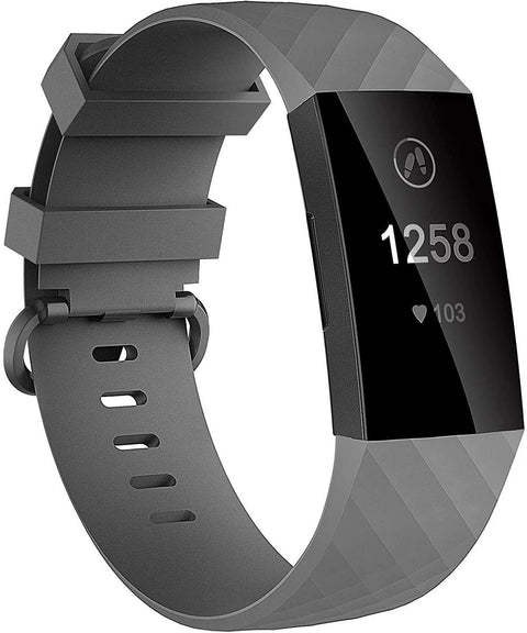 The Posh Tech Unisex Gray For Fitbit Large Smartwatch Band |SD in Lebanon